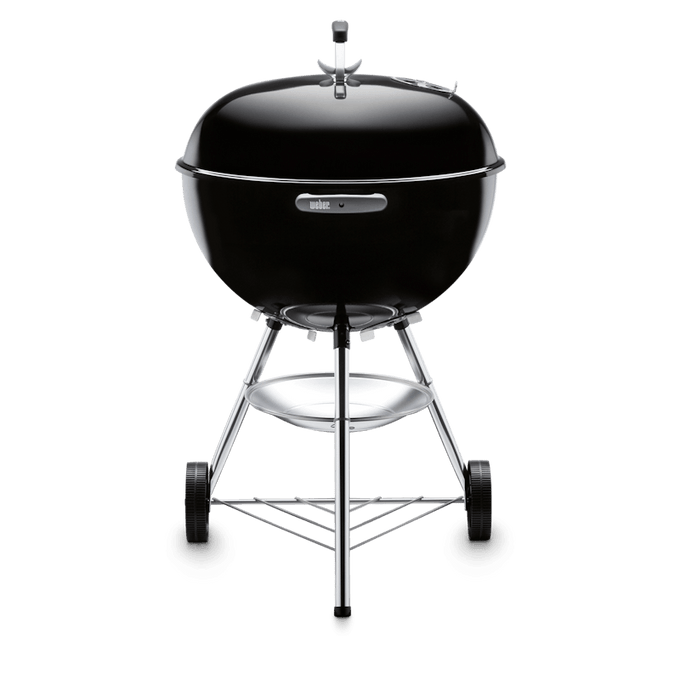 Weber Bar-B-Kettle 57cm charcoal barbecue with steel grate, nylon handles, wheels, and aluminium dampers – Keans Claremorris