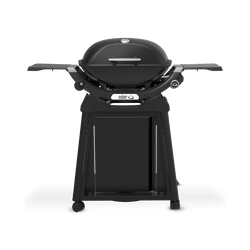 Weber Q 2200N Gas Barbecue with Side Tables and Premium Cart