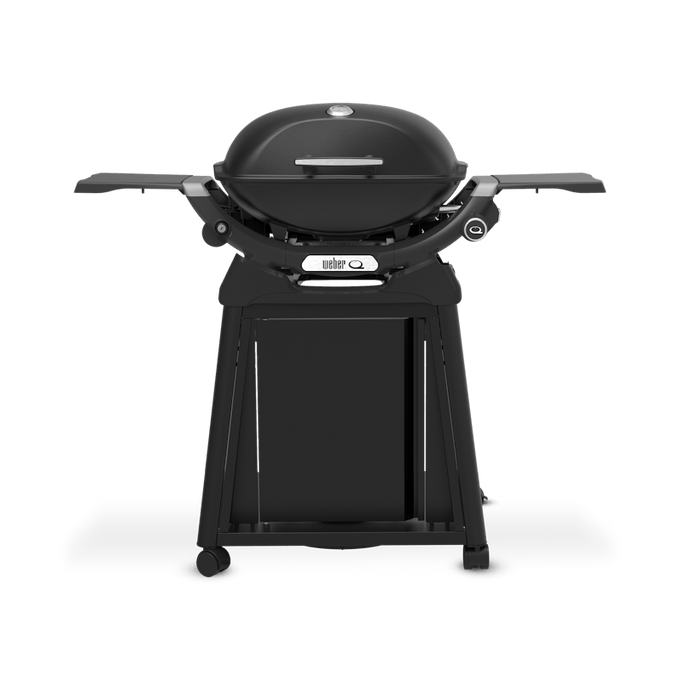 Weber Q 2200N Gas Barbecue with Side Tables and Premium Cart - Image 1