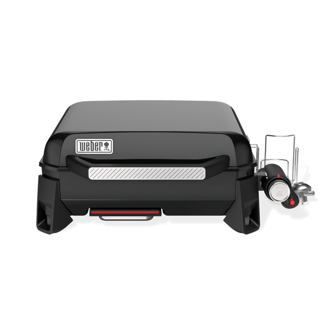 Weber SLATE GP 43 cm Premium Griddle, portable, high-heat, porcelain-enamel surface, adjustable feet, available at Keans