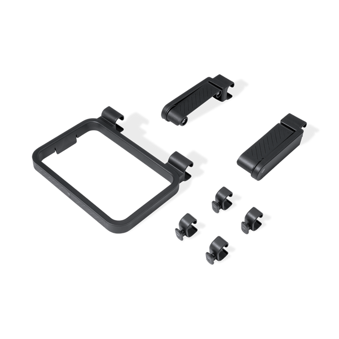 Weber Works Organizer Kit with paper towel holder, garbage bag holder, and 4 tool hooks for Slate Griddles – Kean’s