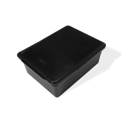 Weber Works Outdoor Storage Bin with weather-resistant lid, compatible with Slate Griddles, at Keans Claremorris.