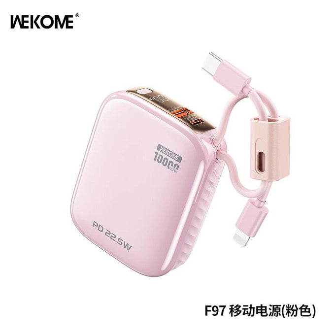 Wekome 10000mAh 22.5W Powerbank Pink Keans Claremorris