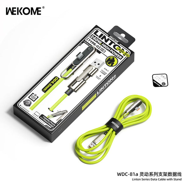 Wekome 240W 1.2M USB-C+USB-A-USB-C Lead Keans Claremorris 