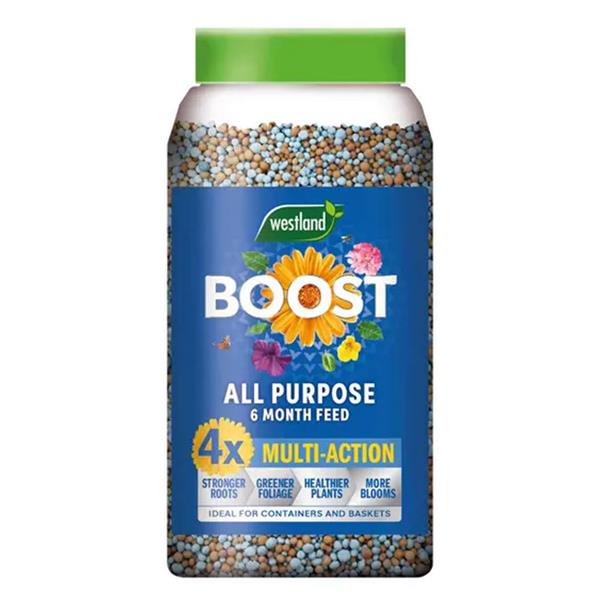Westland Boost Slow Release Plant Food 750G with root growth stimulant, slow-release nutrients for greener foliage and