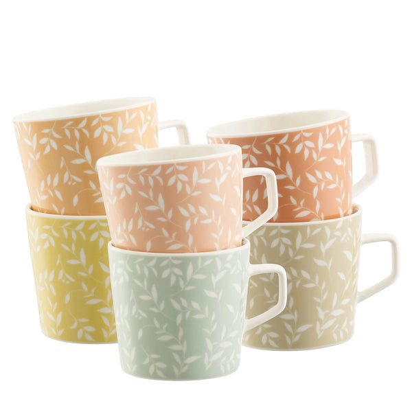 White Willow Mugs Set of 6 Keans Claremorris