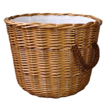 Wicker Basket Round Natural | Keans Claremorris
