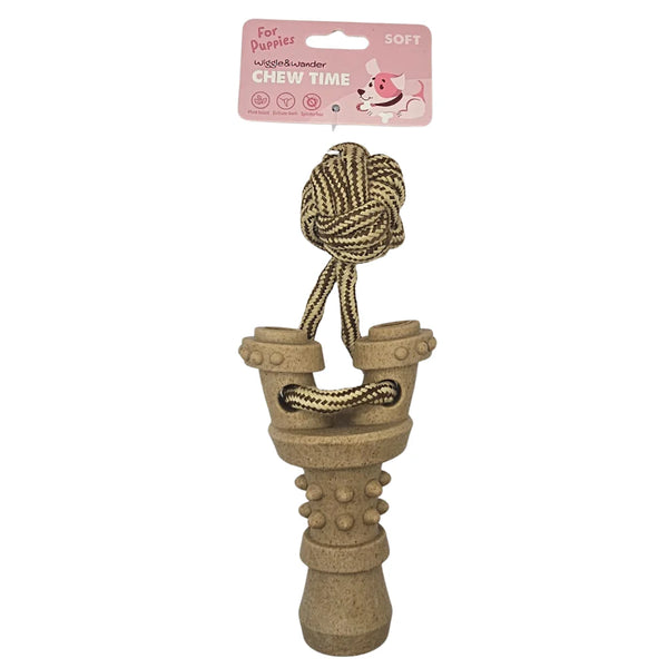 Wiggle & Wander Bamboo Chew - Puppy & Small Dog Y Bone Keans Claremorris