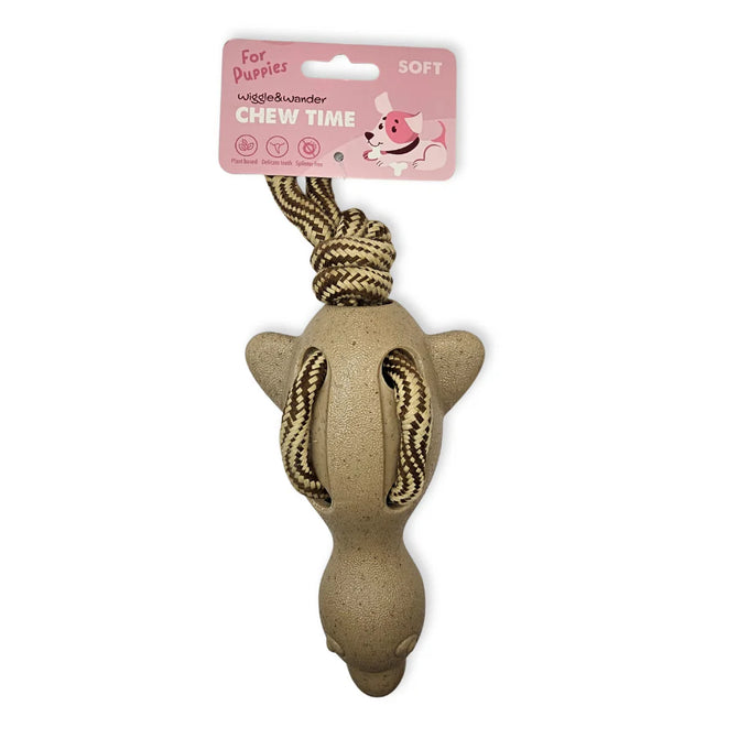 Wiggle & Wander Bamboo Chew - Small Dog - Puppy Duck Keans Claremorris