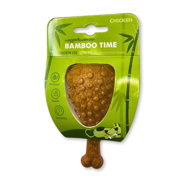 Wiggle & Wander Bamboo Time Chew - Chicken Leg Keans Claremorris