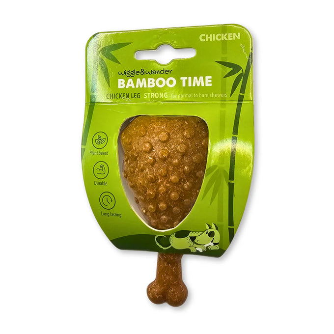 Wiggle & Wander Bamboo Time Chew - Chicken Leg Keans Claremorris