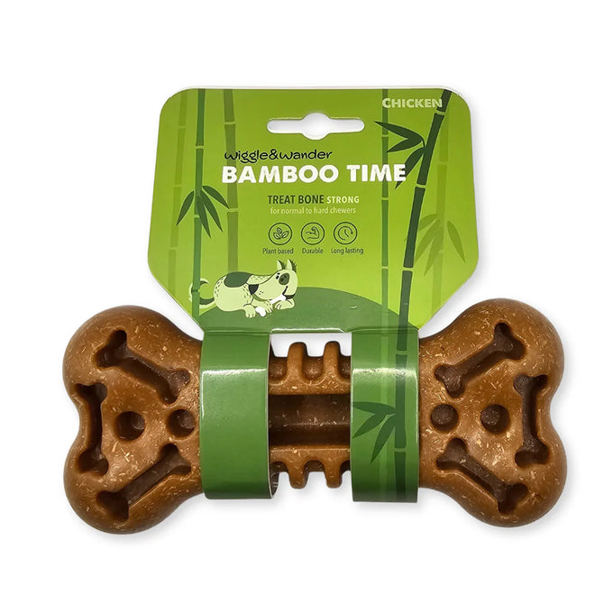 Wiggle & Wander Bamboo Time Chew - Treat Bone Keans Claremorris