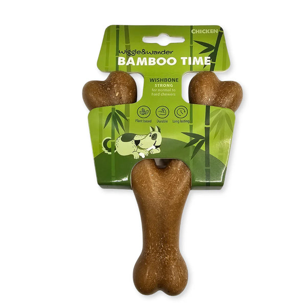 Wiggle & Wander Bamboo Time Chew Wishbone Keans Claremorris