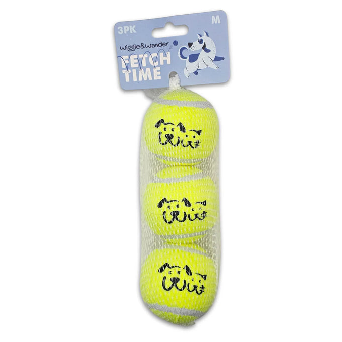 Wiggle & Wander Classic Fetch Ball - 3Pk Keans Claremorris