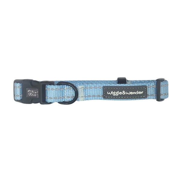 Wiggle & Wander Nylon Collar Blue Keans Claremorris