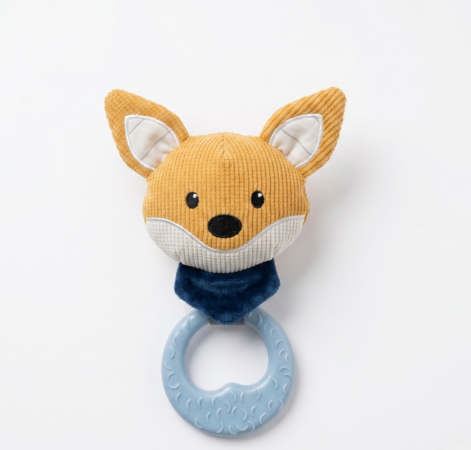 Wiggle & Wander Puppy Toy - Fox with Ring Keans Claremorris