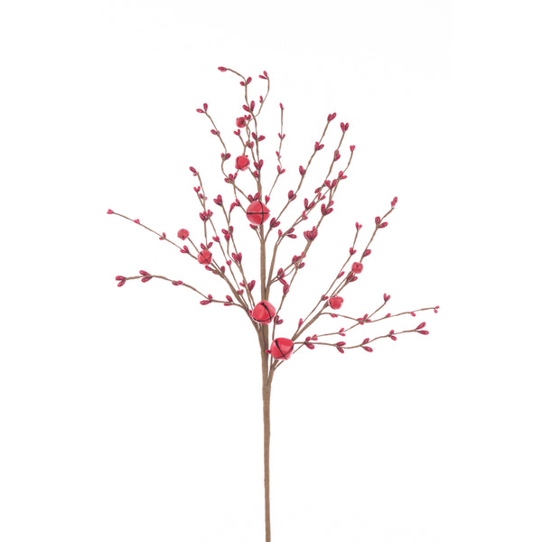 Berry Spray – 70cm (with Tiny Red Bells)