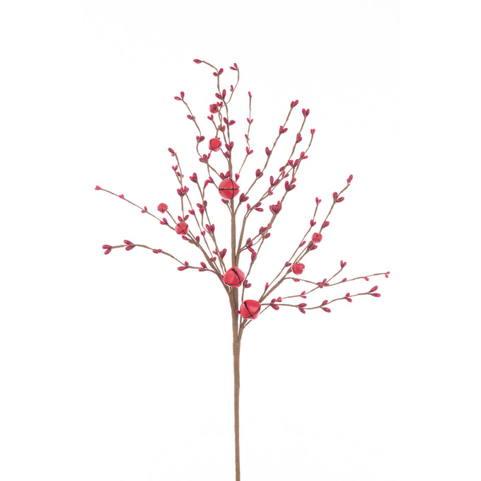 Berry Spray – 70cm (with Tiny Red Bells) - Image 1
