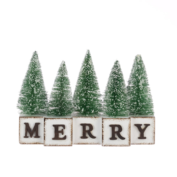 Wood Merry Tree Table top 16cm