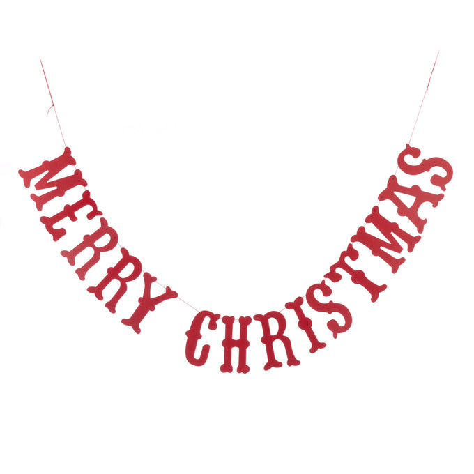 Wooden “Merry Christmas” Garland – 122cm - Image 1