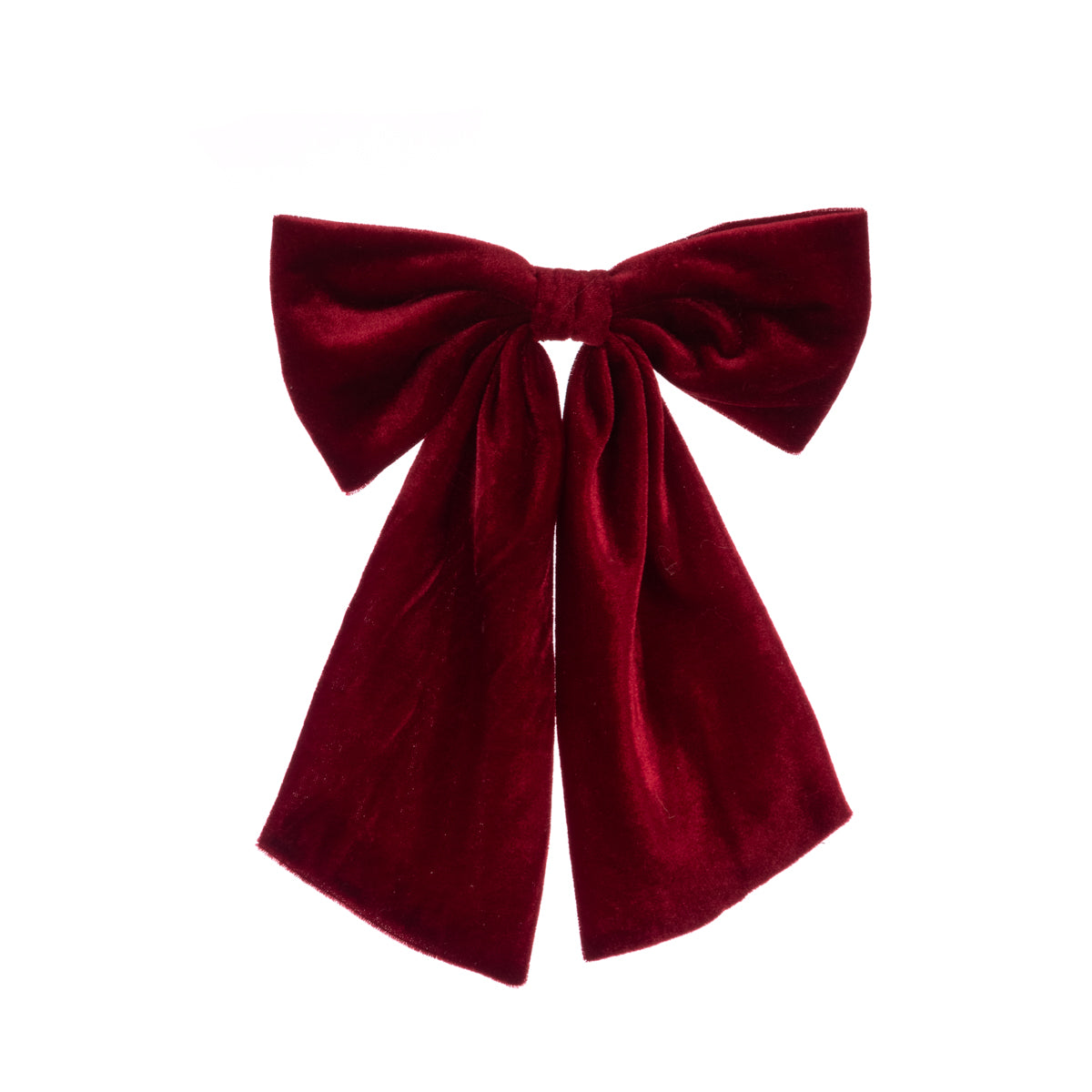 Velvet Bow Clip 31cm - Image 1