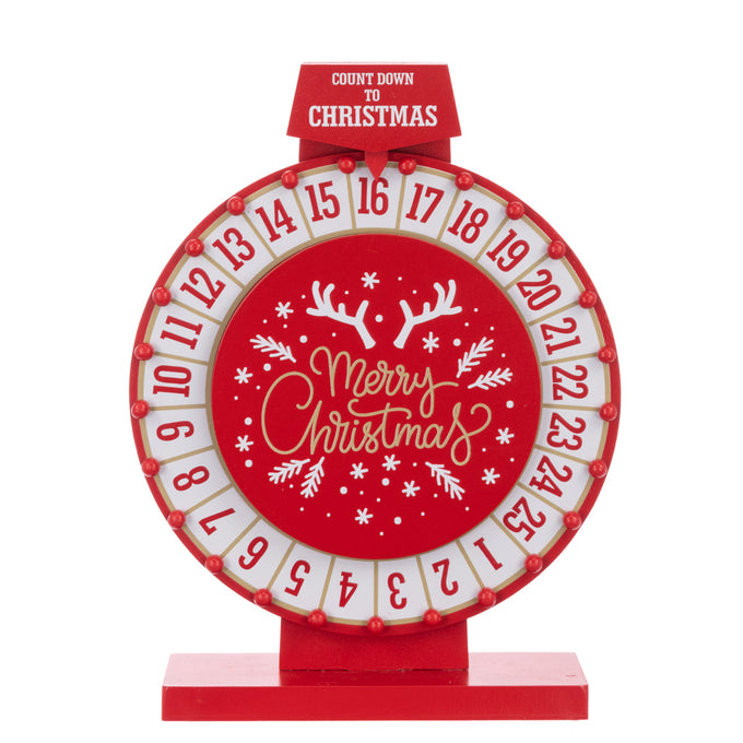 Christmas Countdown Wheel 34cm - Image 1