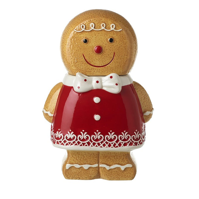 Gingerbread Girl Jar – 25.5cm - Image 1