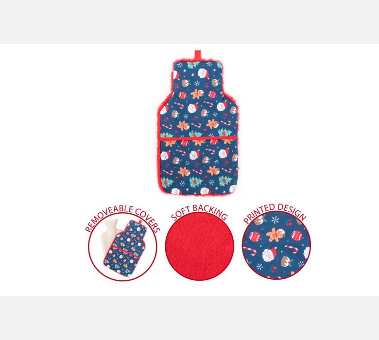 2L Hot Water Bottle Printed Front Cute - Image 1