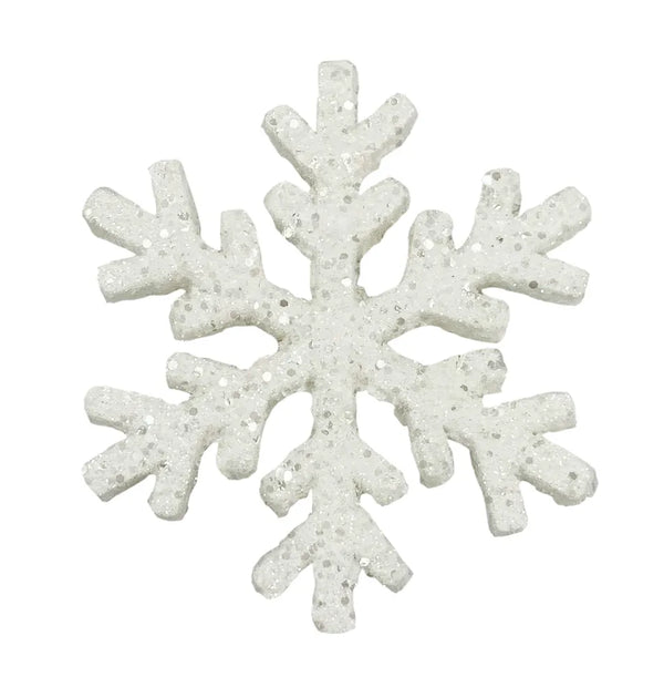 Snowflake Hanging Decoration - White - 17cm