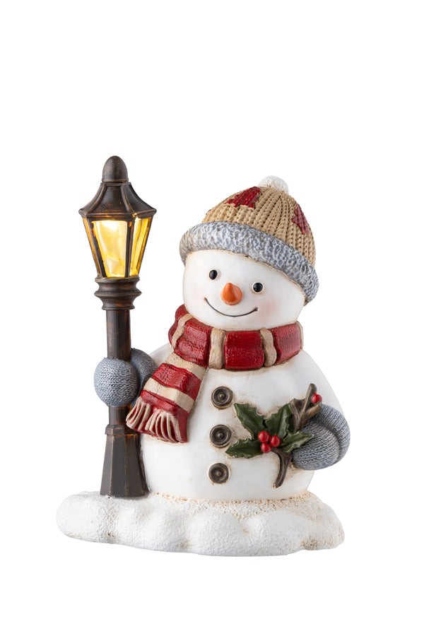 Aynsley Snowman Lamp Post LED