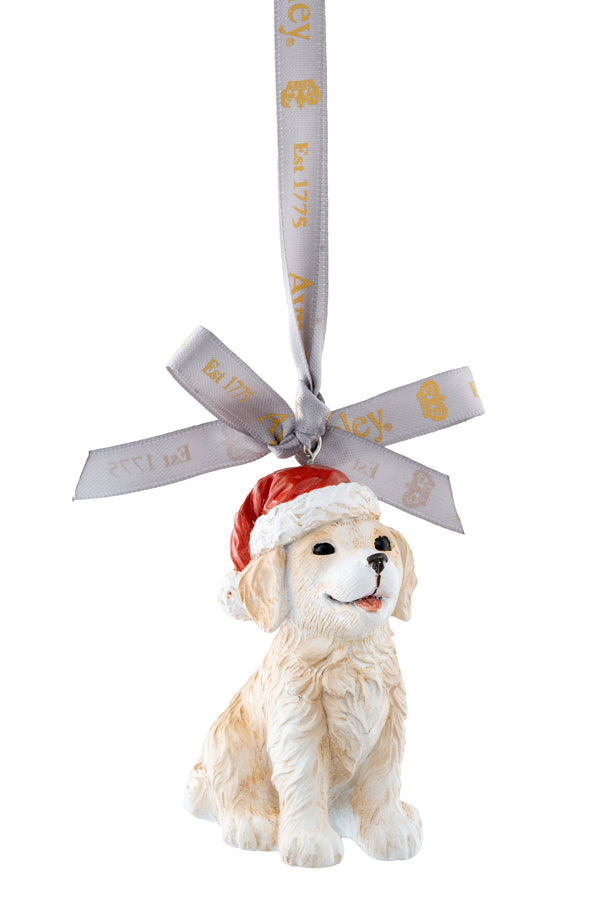 Aynsley Christmas Puppy Hanging Ornament