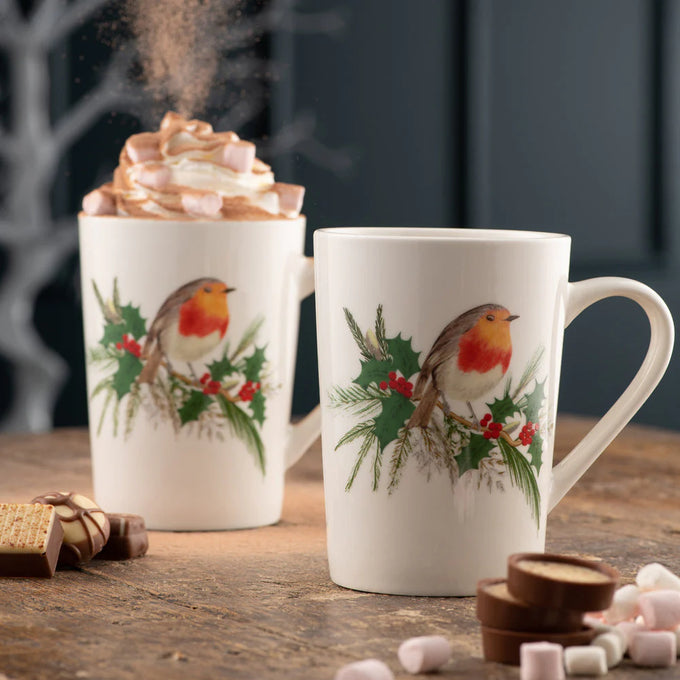 Aynsley Robin Latte Mugs – Set of 2 - Image 2