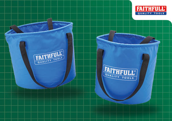Faithfull 12L & 20L Collapsible Bucket Pack | XMS25BUCKET - Image 1