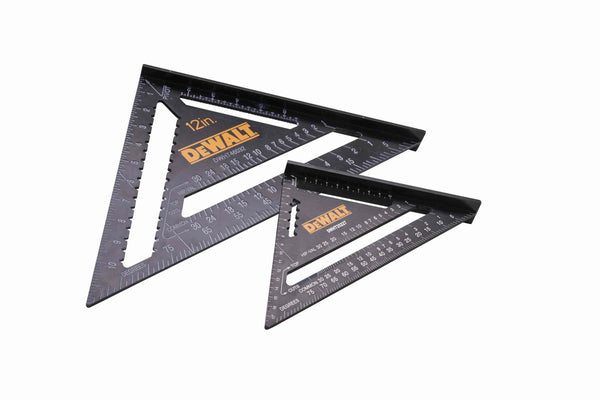 DeWalt 175mm (7") & 300mm (12") Rafter Square Twin Pack | XMS25SQTWIN