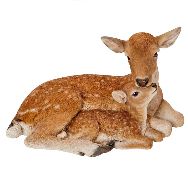 Real Life Deer with Fawn Ornament
