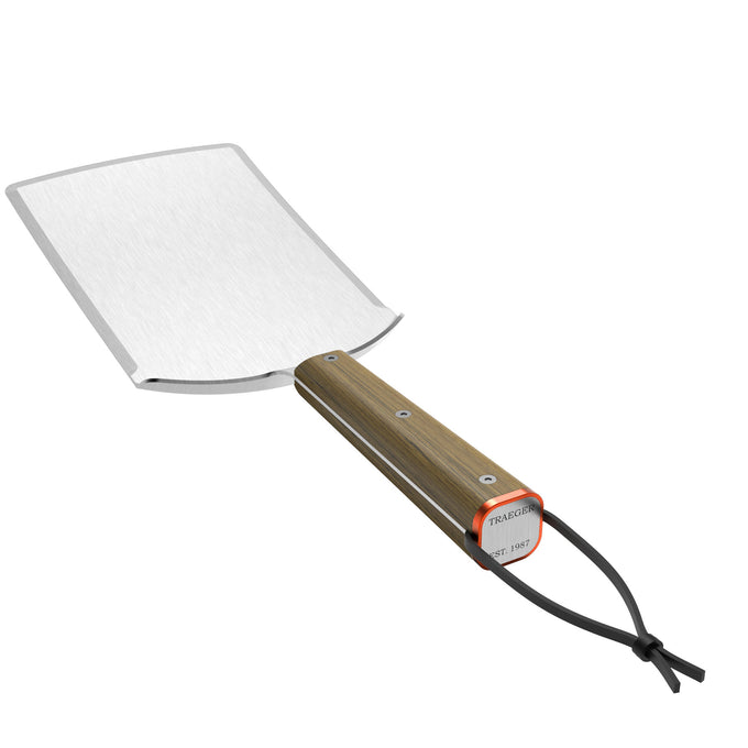 Traeger Large Cut BBQ Spatula for grilling, durable design – available at Keans Claremorris