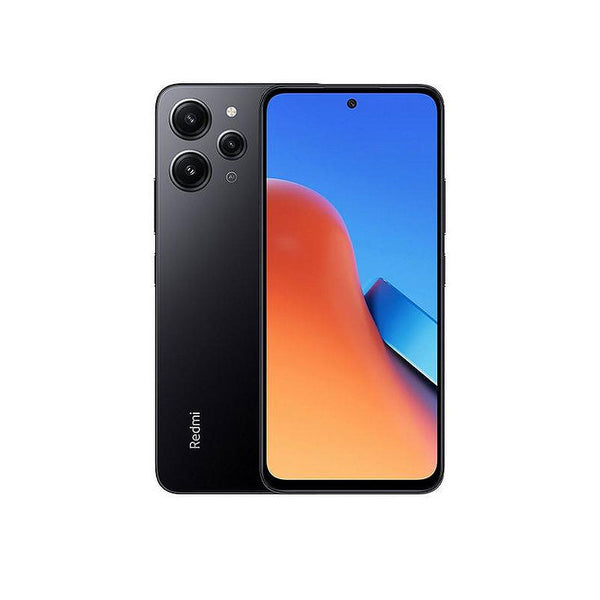 Redmi 12 Midnight Black smartphone with 6.79" FHD+ display, 4GB RAM, 128GB storage, 5000mAh battery – Kean’s Claremorris –