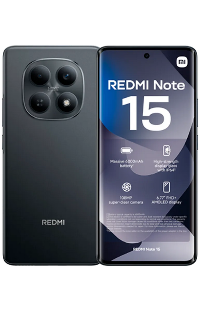 Xiaomi Redmi Note 15 6GB 128GB Black| MZB0M8GEU Keans Claremorris