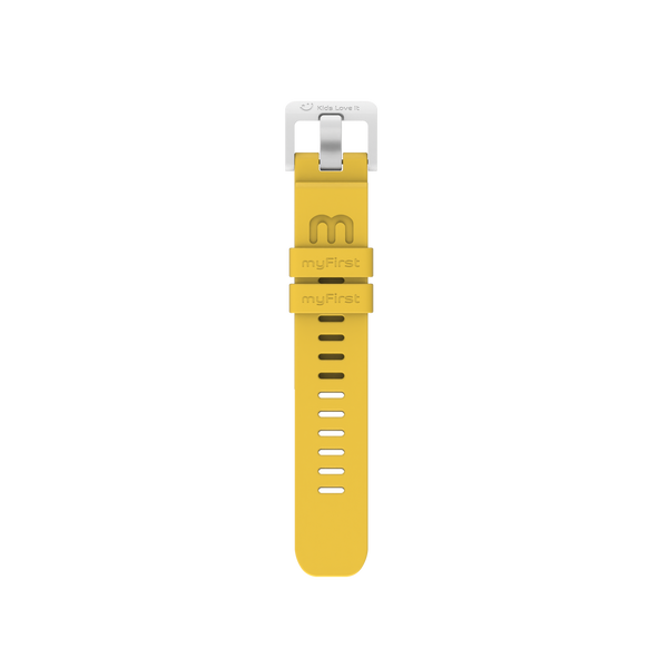 Yellow quick-release watch strap for myFirst Fone S3/S3+/R2, kids' style accessory - Keans Claremorris