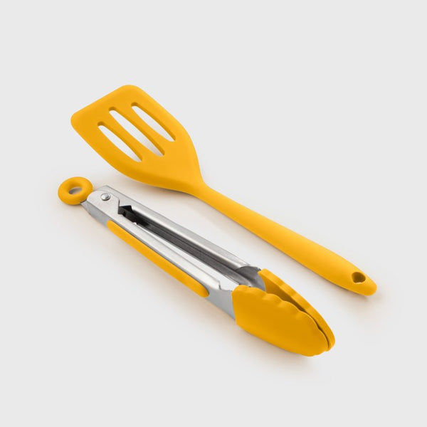 Yellow Mini Tongs & Mini Turner Keans Claremorris