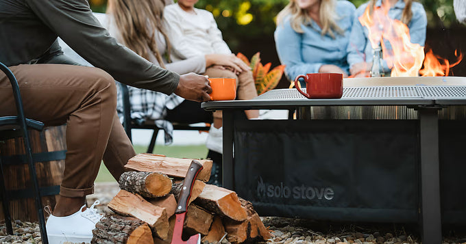 Solo FIRE Pit Surround Small Table Fits Ranger and Bonfire - Image 5