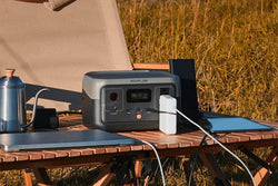 EcoFlow River 2 Portable Power Station ZMR600-B-UK compact, lightweight power source available at Keans Claremorris