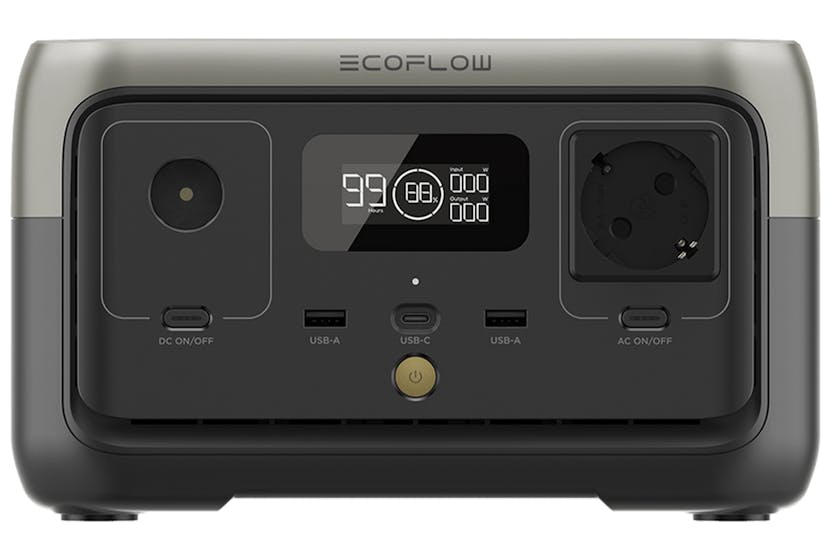 EcoFlow River 2 Portable Power Station ZMR600-B-UK, compact rechargeable power bank, available at Keans Claremorris.