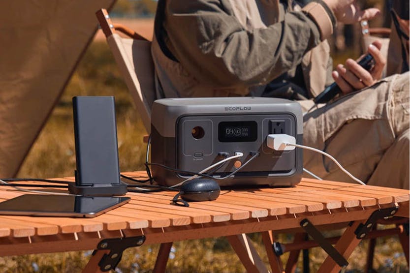 EcoFlow River 2 Portable Power Station ZMR600-B-UK compact battery pack for outdoor use, available at Keans Claremorris