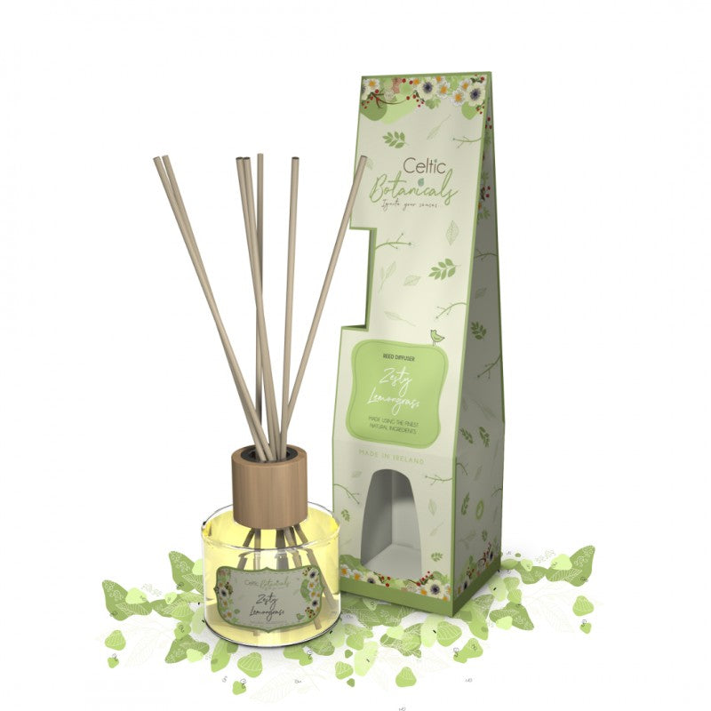 Zesty Lemongrass Fragrance Diffuser  100ml Keans Claremorris