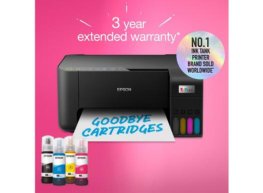 Epson EcoTank ET-2860 A4 Wi-Fi Ink Tank Printer, Multifunction, Efficient Printing - Keans Claremorris