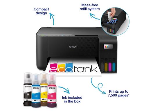 Epson EcoTank ET-2860 Wi-Fi Ink Tank Printer A4 Multifunction – Efficient Printing at Keans Claremorris