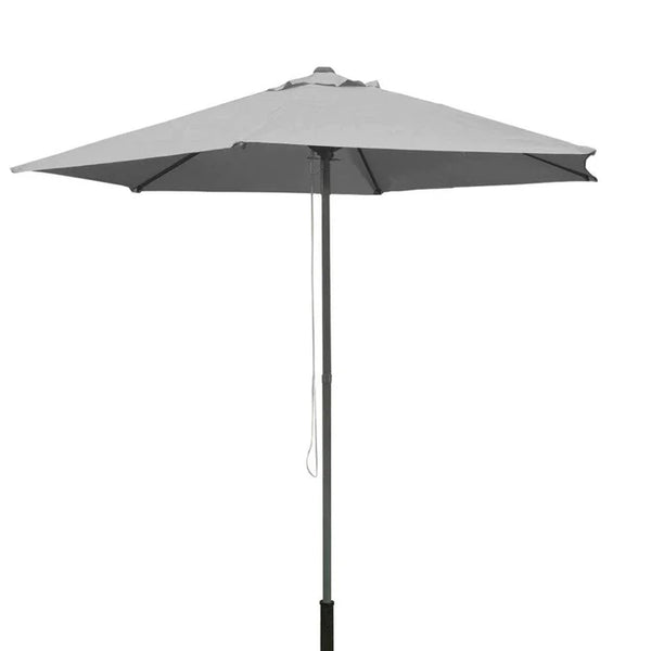 Alum 3m Parasol with LED's and Tilt -Grey