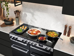 Rangemaster Edge Delux Induction 110cm Black with Slow Cook Oven