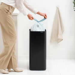 Brabantia BO Touch Bin 30Ltr Square Matt Black